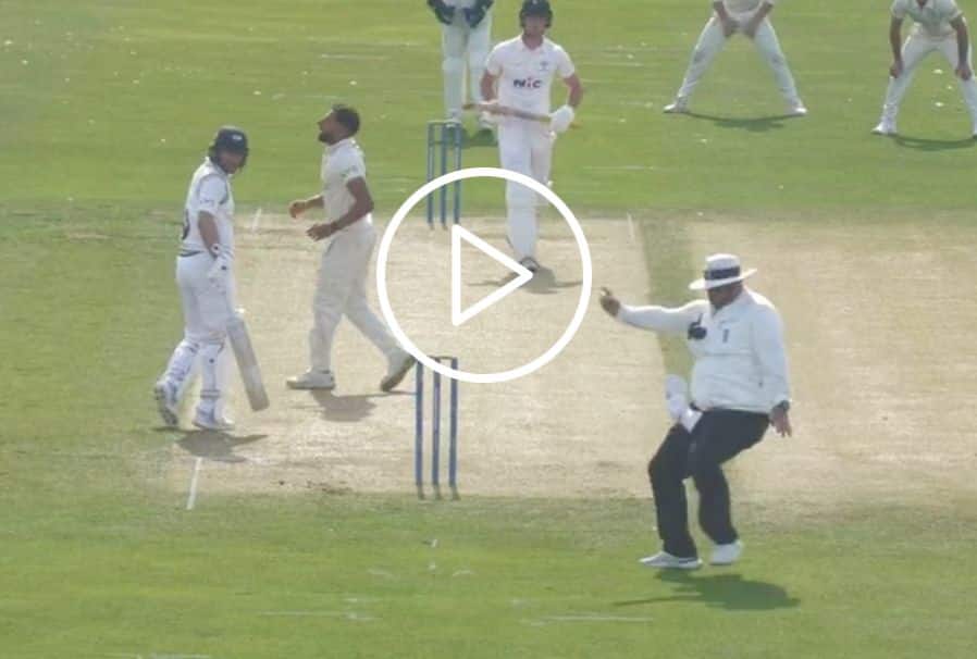 [Watch] Funny Moment When On-Field Umpire Tumbles And Falls In English County Match
